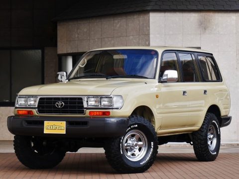 ランドクルーザー８０ VX-LTD　最終型　角目四灯　トヨタ　四駆　リフトアップ (2)